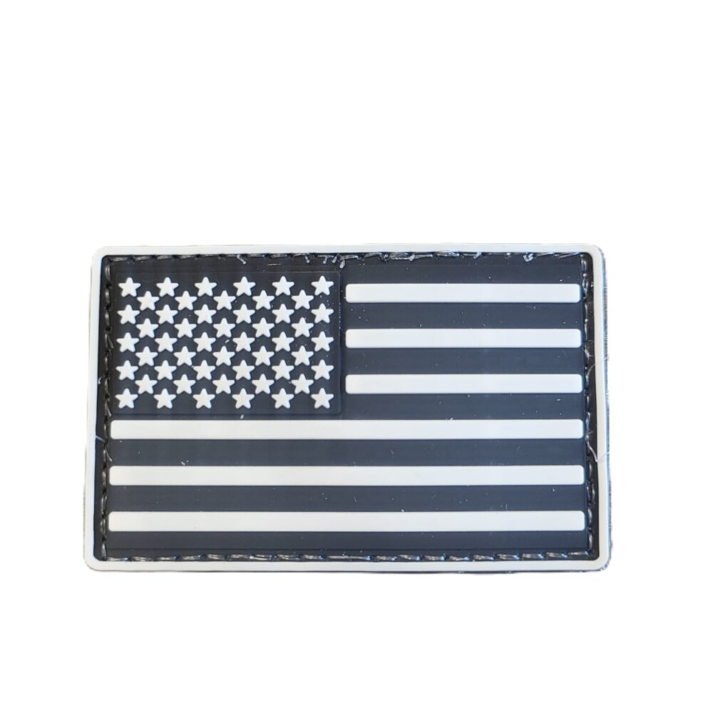 Patch Amerikaanse Vlag Black & White