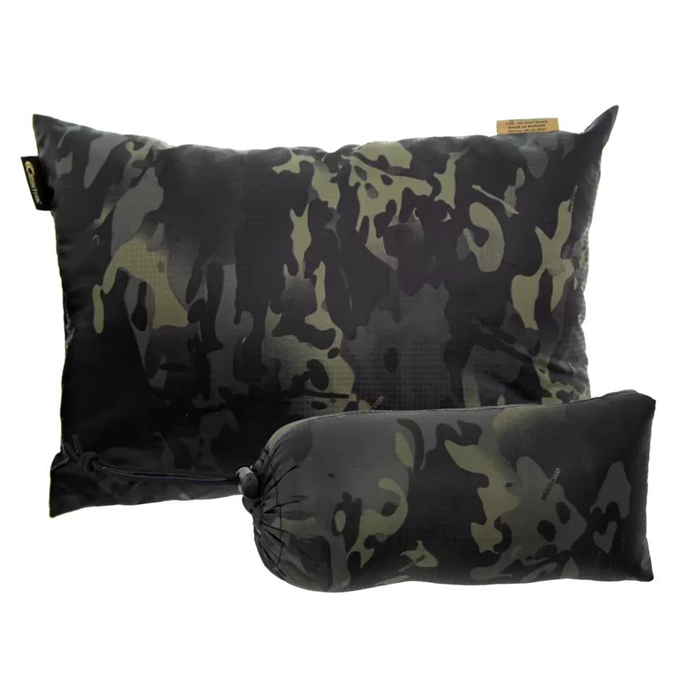 Travel Pillow Black Multicam