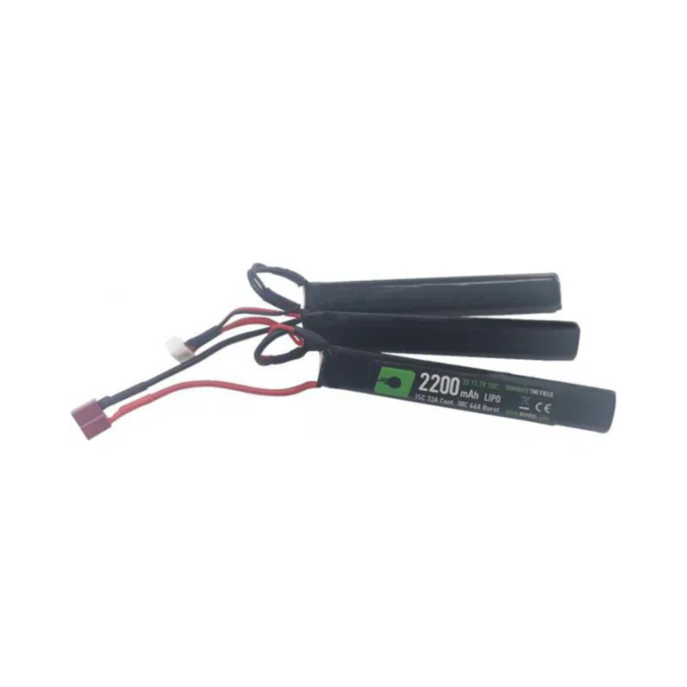 Nuprol LiPo 11.1V 2200mAh Triplet T-Plug Deans Batterij