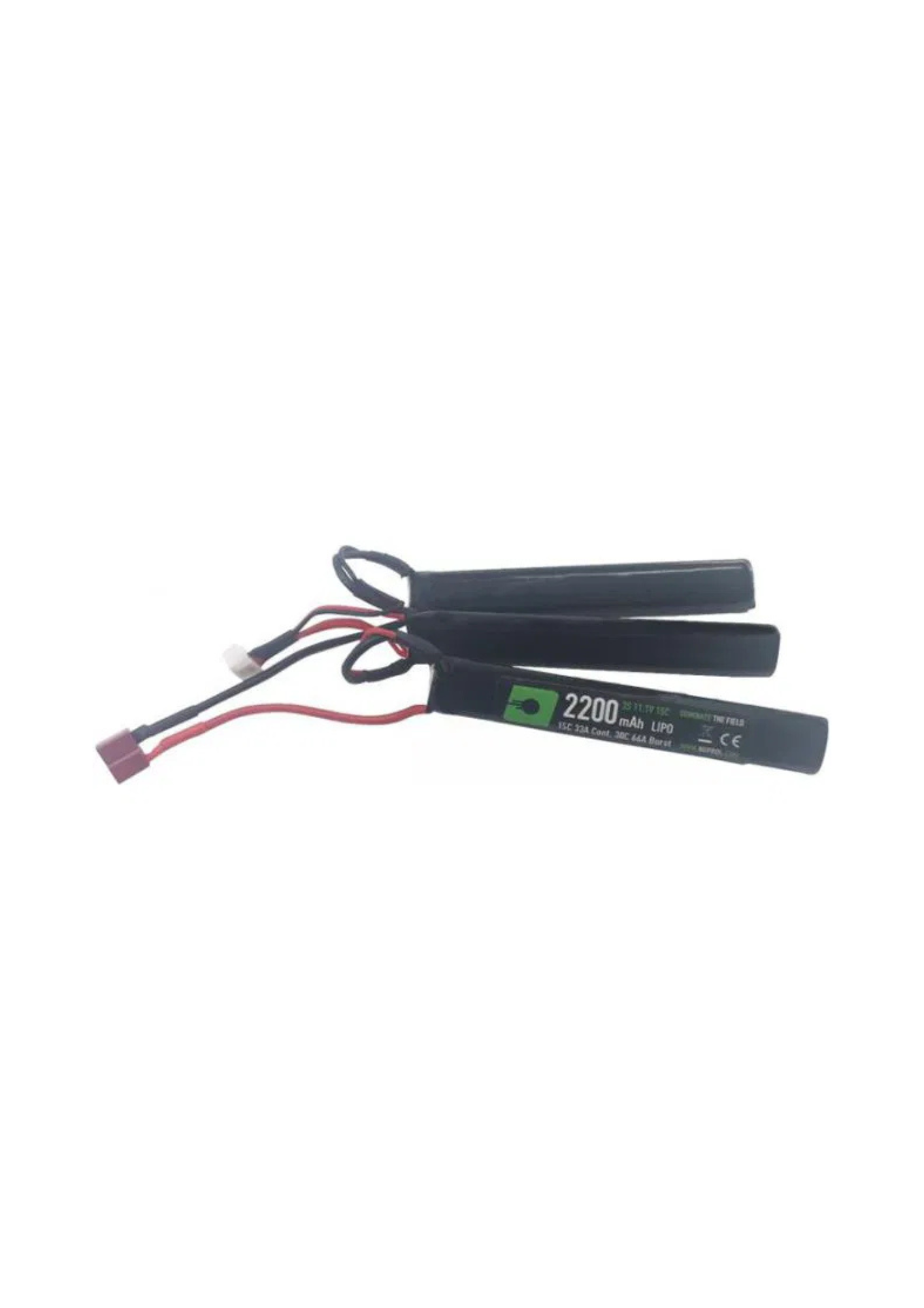 Nuprol LiPo 11.1V 2200mAh Triplet T-Plug Deans Batterij