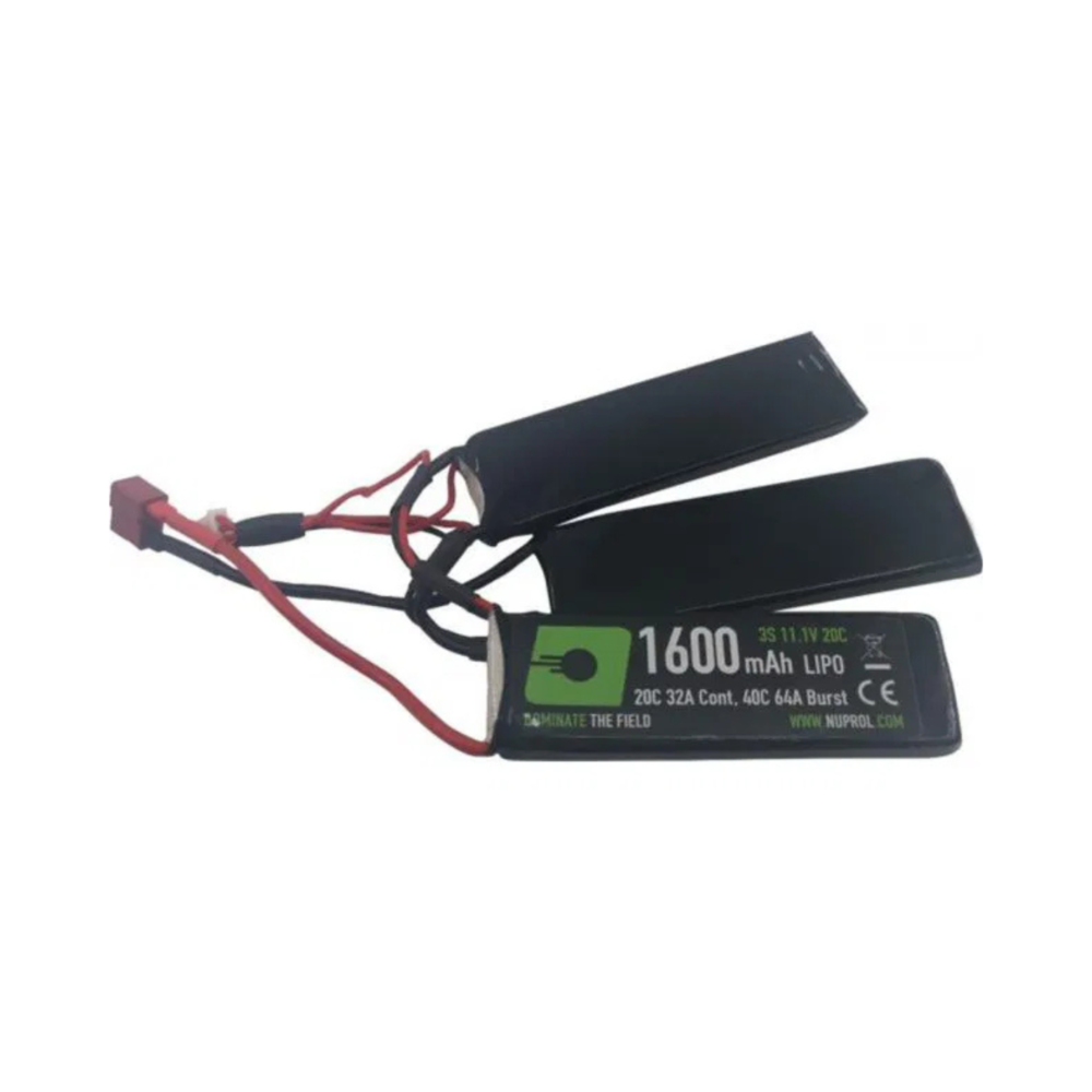 Nuprol LiPo 11.1V 1600mAh Triplet T-Plug Deans Batterij