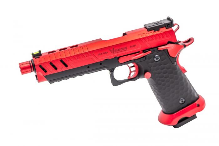 Vorsk GBB Hi-Capa CS Vengeance Two Tone Red - Afbeelding 3