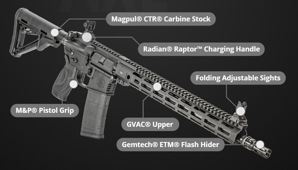 Smith & Wesson M&P 15 AXE, M-LOK Hgd, 16.1in - Afbeelding 9