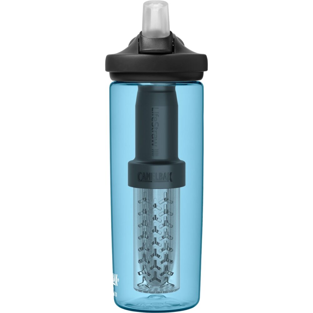CamelBak Eddy+0,6L Waterfilterfles met LifeStraw True Blue - Afbeelding 2