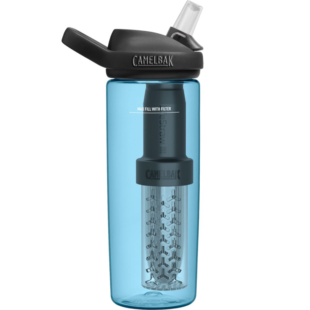 CamelBak Eddy+0,6L Waterfilterfles met LifeStraw True Blue - Afbeelding 3