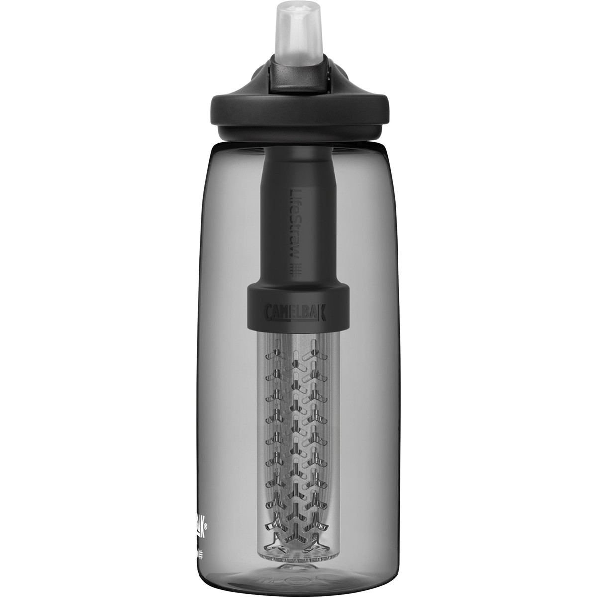 CamelBak Eddy+ 1L Waterfilterfles met LifeStraw Grey - Afbeelding 3